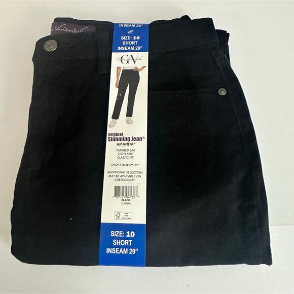 Gloria Vanderbilt Amanda Ladies Slimming Jeans NWT - Size 10 / Short (29 inseam) - Picture 3 of 5